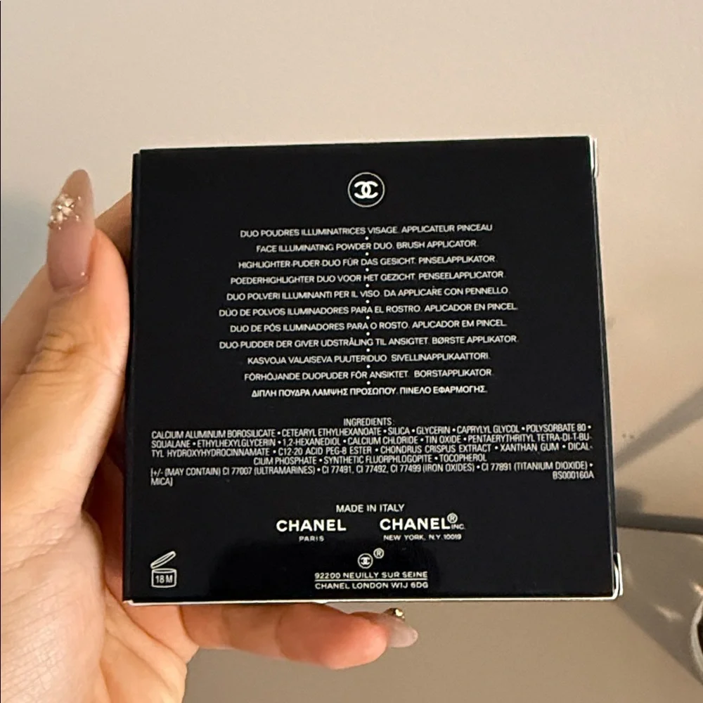CHANEL 100% AUTHENTIC Illuminating Powder DUO LUMIERE Highlighter Limited - Picture 8 of 9